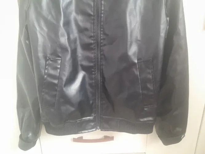 Jaqueta Masculina de Couro PU