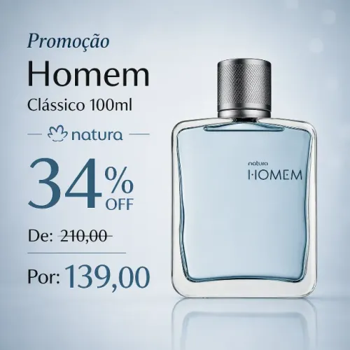 Natura Homem 100 ml Masculino