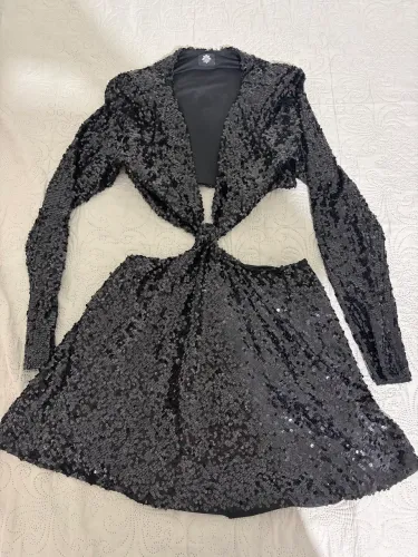 Vestido festa preto, P