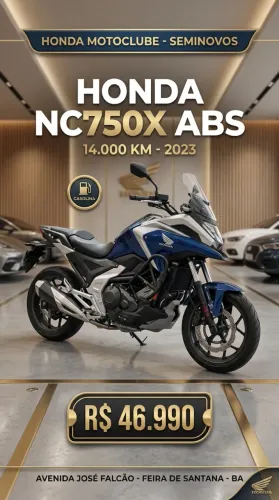 NC750 X ABS! SEMINOVA IMPECÁVEL!