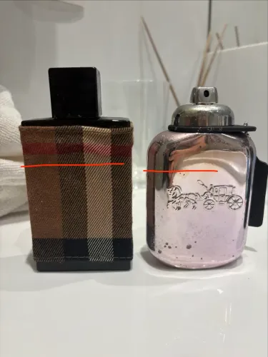 Perfumes Burberry London (aprox 55%) + Coach Platinum (aprox 60%)
