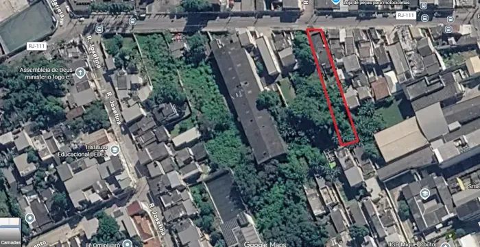Vendo excelente terreno 10 por 60 á 1 minuto do Centro de Miguel Couto, estudo propostas