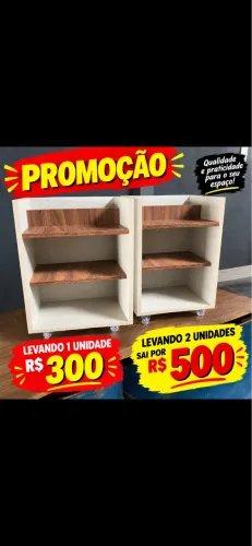 Mesa de Cabeceira - 100% MDF - PROMOÇÃO