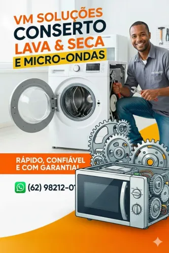 Assistência técnica em máquina de lavar roupa lava e seca e microondas