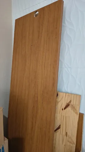 Painel ripado TV 65" 160x220 cinamomo - ótimo estado