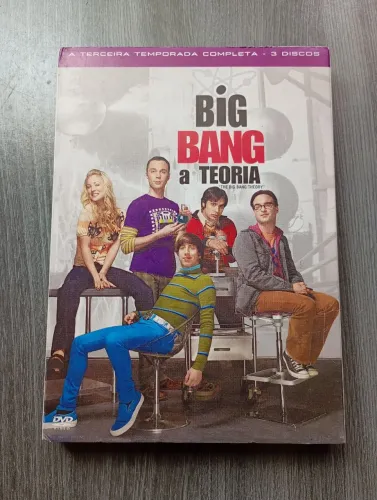 The Big Bang Theory box terceira temporada completa 