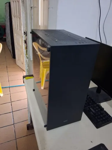 gabinete gamer com 3 ventoinhas + air cooler