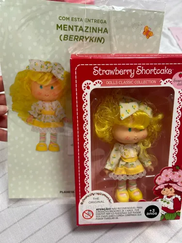 Boneca Moranguinho Planeta Deagostini | Strawberry Shortcake - Mentazinha 