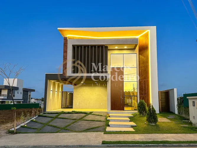 Casa no Terras Alphaville Ceará com móveis projetados,  em Cidade Alpha - Eusébio - CE