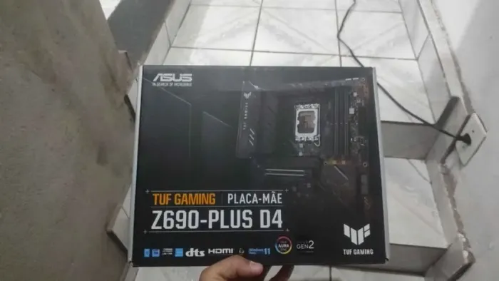 Placa Mae Z690 Plus D4 + KIT