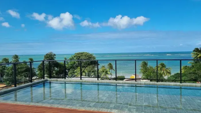 TAMANDARÉ - PRAIA DE CAMPAS Flat frente mar com 35 m² 1 quarto com vista mar