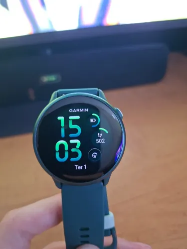 Smartwatch Garmin vivoactive 6 verde seminovo