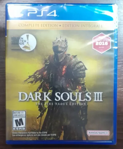 Dark Souls 3 The Fire Fades Edition Ps4 Novo Lacrado