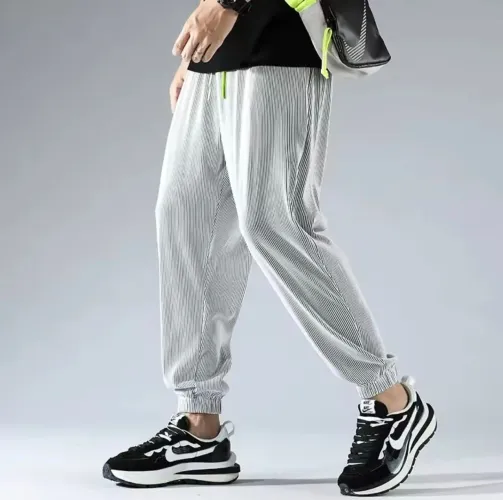 Calça Esportiva De Seda Chinesa - Nova