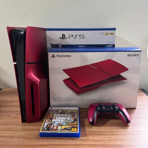 Ps5 Slim 1TB Mídia Física e Digital