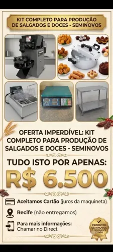 Desapego kit salgado doce