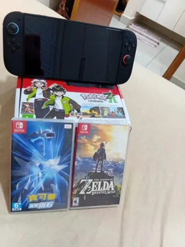Switch 2 usado + Zelda BOTW e Pokemon BD