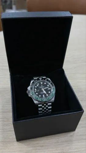 Relógio Automático Premium | Vidro Safira | Bezel Cerâmica | Novo na Caixa