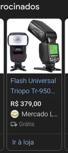 Flash Universal Triopo TR-950 - ÚNICO USO 