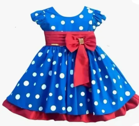 Vestido Infantil Menina Galinha Pintadinha Luxo