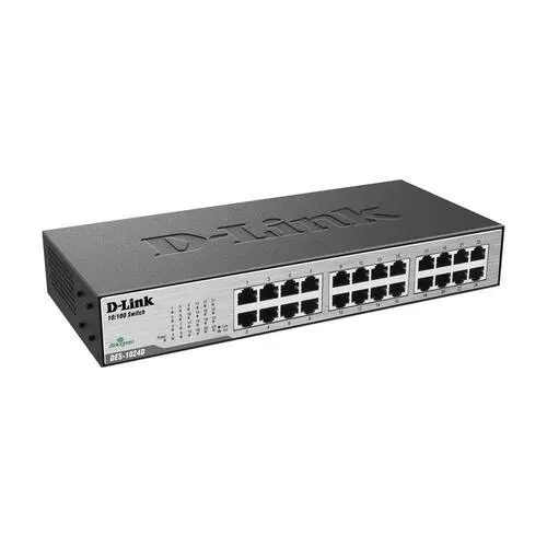Switch D-Link 10/100 Mbps 24 Portas Mod. DES-1024D 