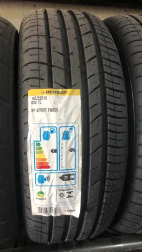 Pneu 185/55/16 Dunlop para Honda City e Fit