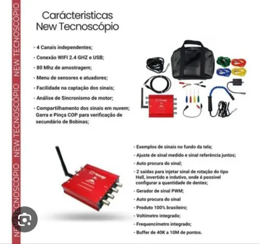 Osciloscopio automotivo NEW TECNOSCOPIO