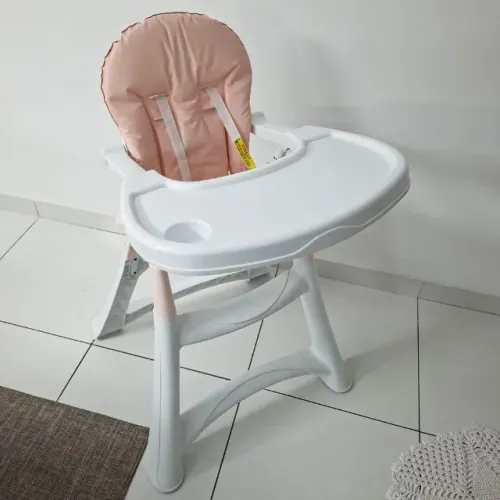 Cadeira De Alimentação Alta Premium Rosa Galzerano<br>