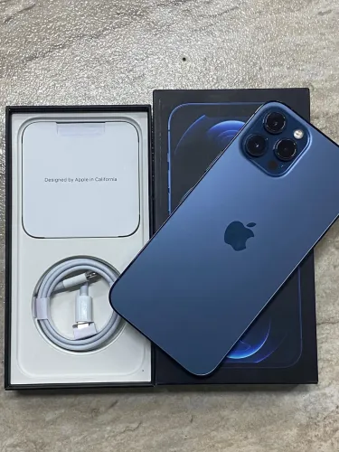 iPhone 12 Pro Max Pacific blue novo