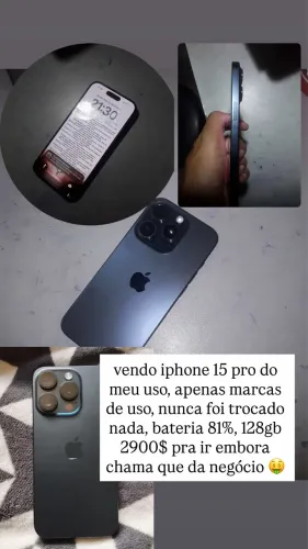 iPhone 15 pro 128gb b