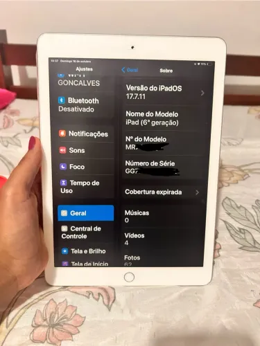 iPad 6 Geração 32gb Cinza