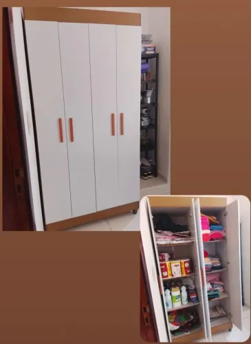 Armário multiuso 4 portas praticamente novo