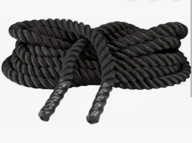 Corda Naval da ROPE TRAINING - 34MM - preta - 7 metros