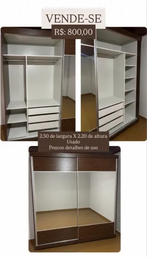 Vende-se guarda-roupas de casal