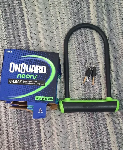 Cadeado para bicicleta ONGUARD neons U-LOCK
