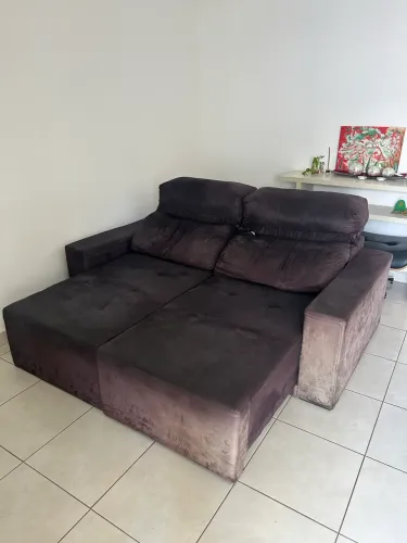 SOFÁ RETRÁTIL E RECLINÁVEL 2,40M | GRANDE E MUITO CONFORTÁVEL