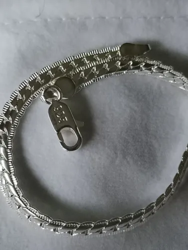 Pulseira escama em Prata 925