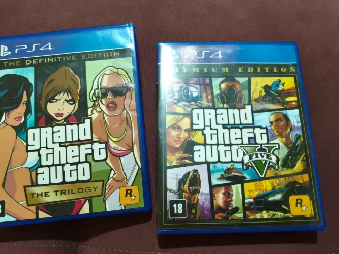 GTA V e GTA triologia (play 4)