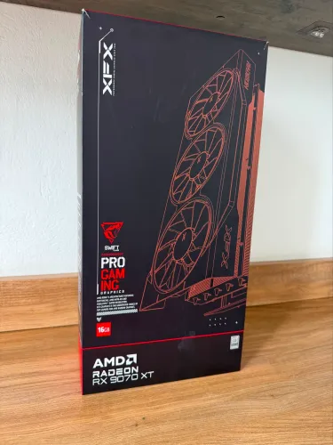 Placa de vídeo AMD RX 9070xt 16 GB usada com nota e garantia