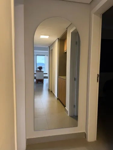 Espelho de corpo 180x75cm com suporte para LED