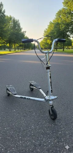 Triciclo Trikke Original Articulado - Patinete 3 Rodas Infantil Simulador de Surf e Skate 