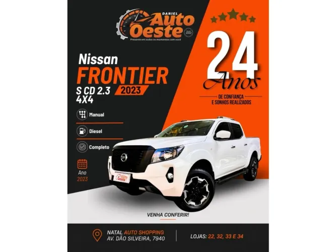 Nissan Frontier S CD 4X4 2.3 TB Diesel Mec. 2023