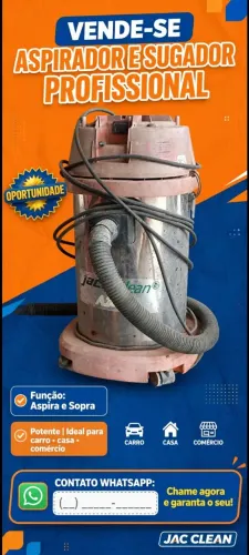 Aspirador e sugador profissional