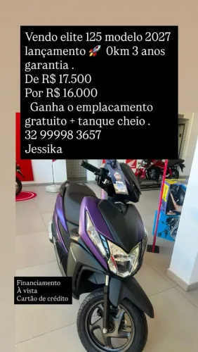 Vendo elite 125 0km modelo 2027