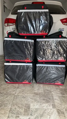 Bolsa térmica mochila bags pizza motoqueiro delivery 