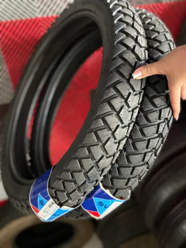 01 pneu dianteiro 90/90r19 vipal tr300 CROSSER BROSS