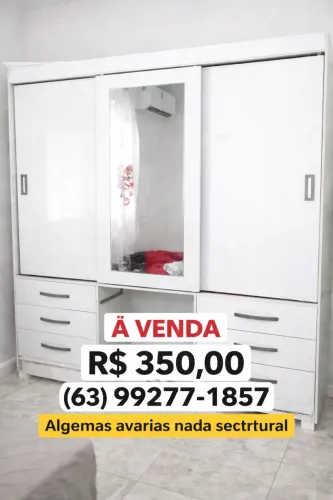 Guarda roupa 3 portas de correr 