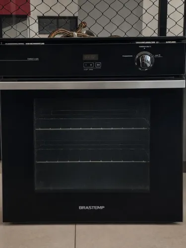 Forno de Embutir a Gás Brastemp 78 Litros Preto
