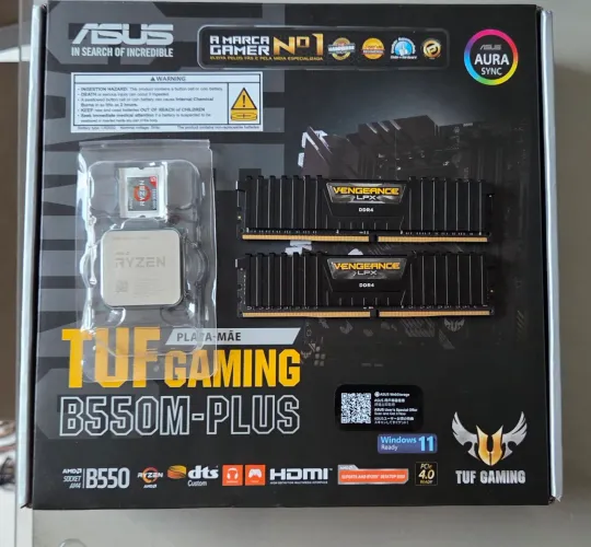KIT AM4 COM RYZEN 5600