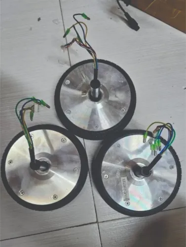 Motor de hoverboard 6.5 usando aluminio